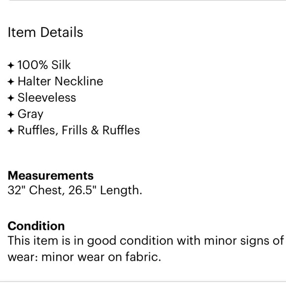 Banana Republic silk ruffle sleeveless blouse XS - Picture 4 of 4